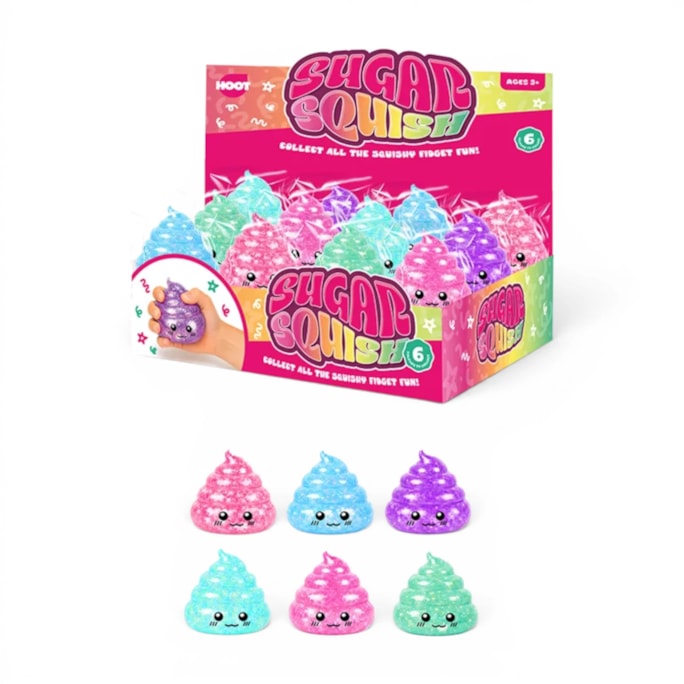 Wholesale Glitter Poo Sugar Filled Squishy CDU | Wholesale Direct