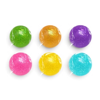 Wholesale Glitter Ball Sugar Filled Squishy CDU | Wholesale Direct