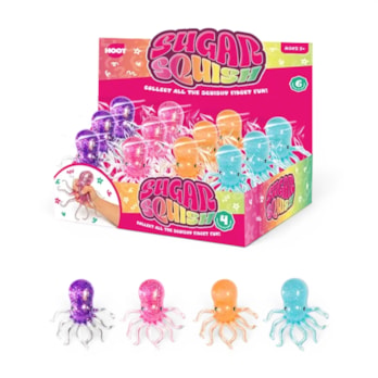 Wholesale Glitter Octopus Sugar Filled Squishy CDU | Wholesale Direct Wholesale Glitter Octopus Sugar Filled Squishy CDU | Wholesale Direct
