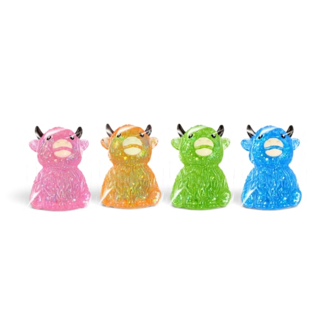 Wholesale Glitter Highland Cow Sugar Filled Squishy CDU | Wholesale Direct Wholesale Glitter Highland Cow Sugar Filled Squishy CDU | Wholesale Direct