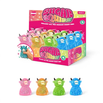 Wholesale Glitter Highland Cow Sugar Filled Squishy CDU | Wholesale Direct