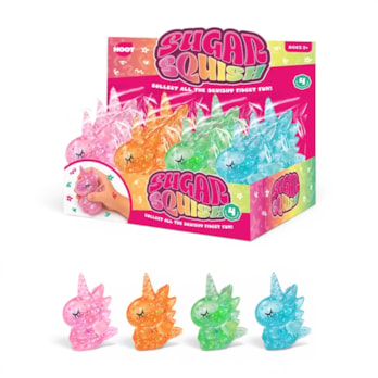Wholesale Glitter Unicorn Sugar Filled Squishy CDU | Wholesale Direct