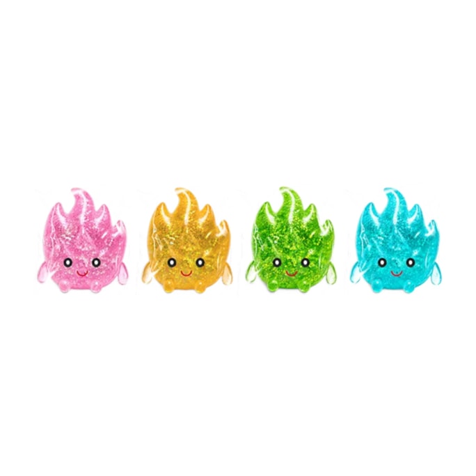 Wholesale Glitter Flame Sugar Filled Squishy CDU | Wholesale Direct