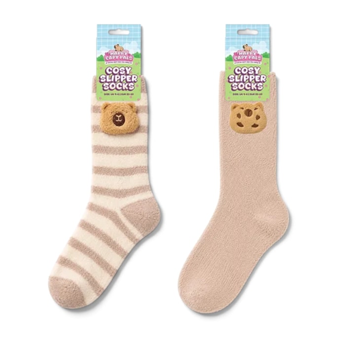 Wholesale Capybara 3D Adult Slipper Socks | Wholesale Direct Wholesale Capybara 3D Adult Slipper Socks | Wholesale Direct