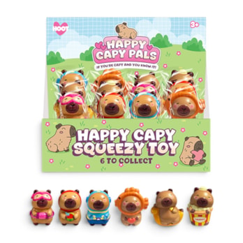 Wholesale Capybara PU Squeezy 10cm CDU | Wholesale Direct Wholesale Capybara PU Squeezy 10cm CDU | Wholesale Direct