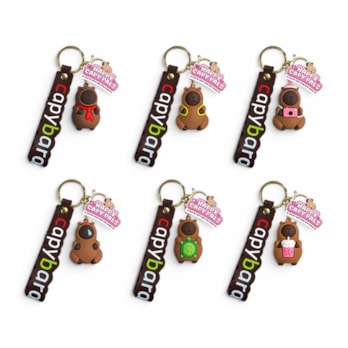 Wholesale Capybara Tag Keyring CDU | Wholesale Direct Wholesale Capybara Tag Keyring CDU | Wholesale Direct
