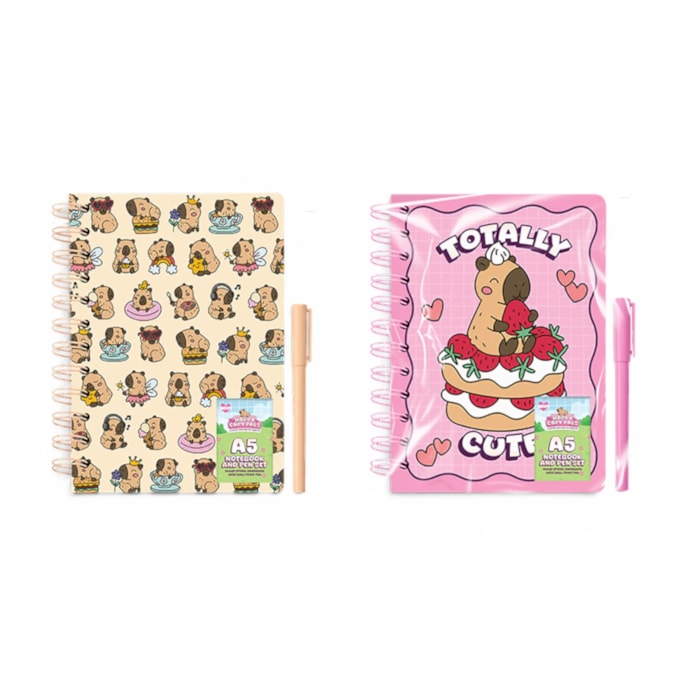 Wholesale Capybara Wiro Notebook & Pen CDU | Wholesale Direct