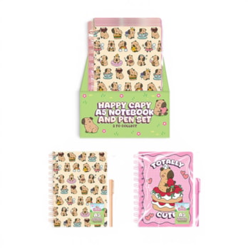 Wholesale Capybara Wiro Notebook & Pen CDU | Wholesale Direct Wholesale Capybara Wiro Notebook & Pen CDU | Wholesale Direct