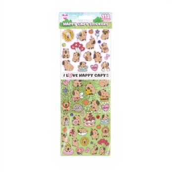 Wholesale Capybara Sticker Pack 112pk | Wholesale Direct Wholesale Capybara Sticker Pack 112pk | Wholesale Direct