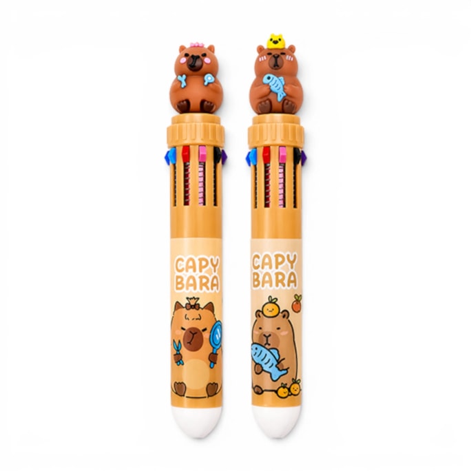 Wholesale Capybara 10 Colour Pen CDU | Wholesale Direct