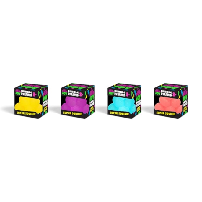 Wholesale Squishy Bubble Pyramid 6x6x6cm CDU | Wholesale Direct