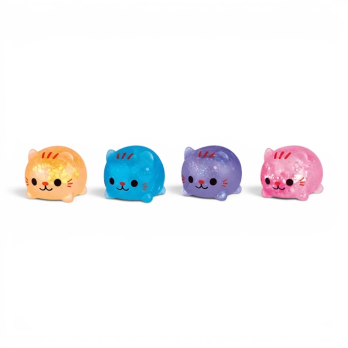 Wholesale Squishy Glitter Cat 4.3x5x3.5 CDU | Wholesale Direct