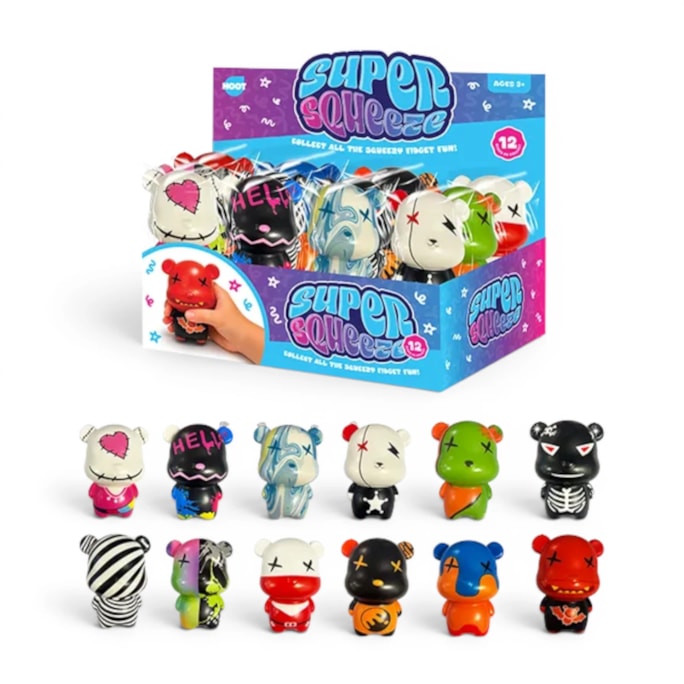 Wholesale Bear PU Squeezy 10.5cm CDU | Wholesale Direct Wholesale Bear PU Squeezy 10.5cm CDU | Wholesale Direct