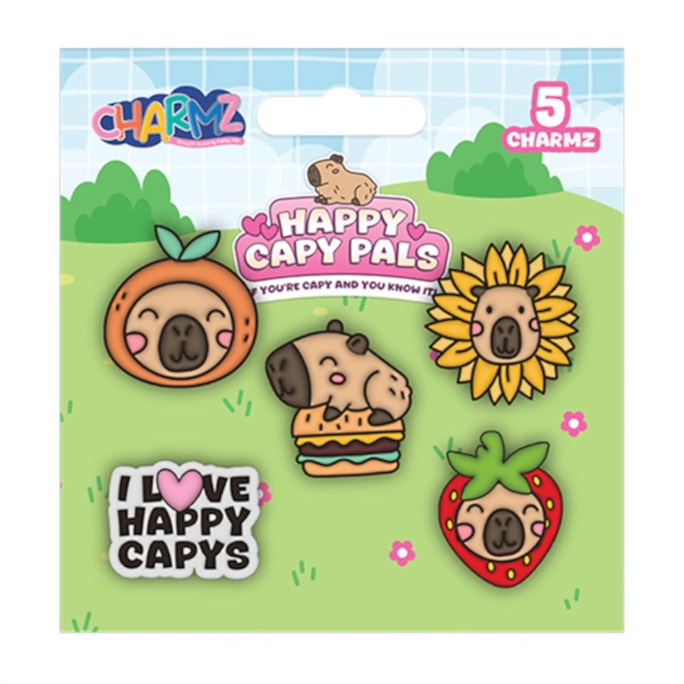 Wholesale Capybara Clog Charmz 5pk | Wholesale Direct Wholesale Capybara Clog Charmz 5pk | Wholesale Direct