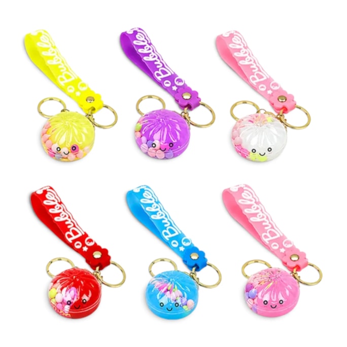 Wholesale Acrylic Dumpling Keyring 4.5cm CDU | Wholesale Direct Wholesale Acrylic Dumpling Keyring 4.5cm CDU | Wholesale Direct