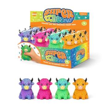 Wholesale Coloured Highland Cow Stretchy CDU | Wholesale Direct Wholesale Coloured Highland Cow Stretchy CDU | Wholesale Direct