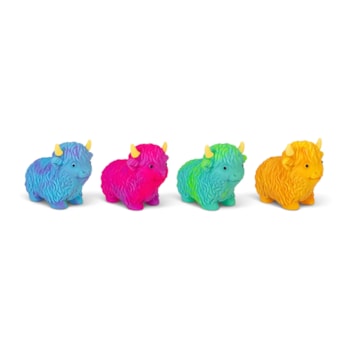 Wholesale Coloured Highland Cow Stretchy 10cm CDU | Wholesale Direct