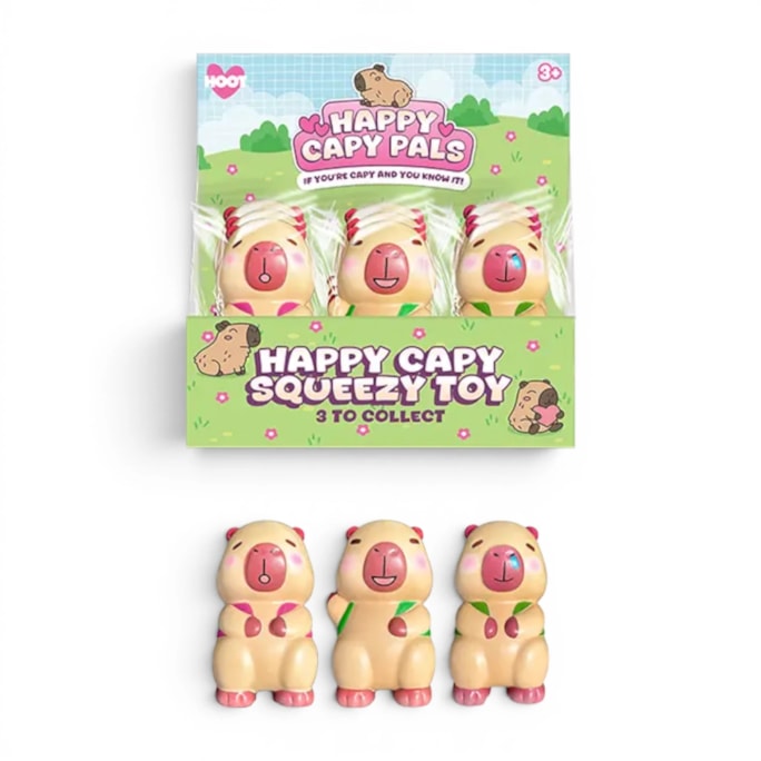 Wholesale Capybara PU Squeezy 11cm CDU | Wholesale Direct Wholesale Capybara PU Squeezy 11cm CDU | Wholesale Direct