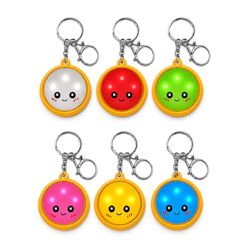 Wholesale LED Pop Up Dumpling Keyring 4cm CDU | Wholesale Direct