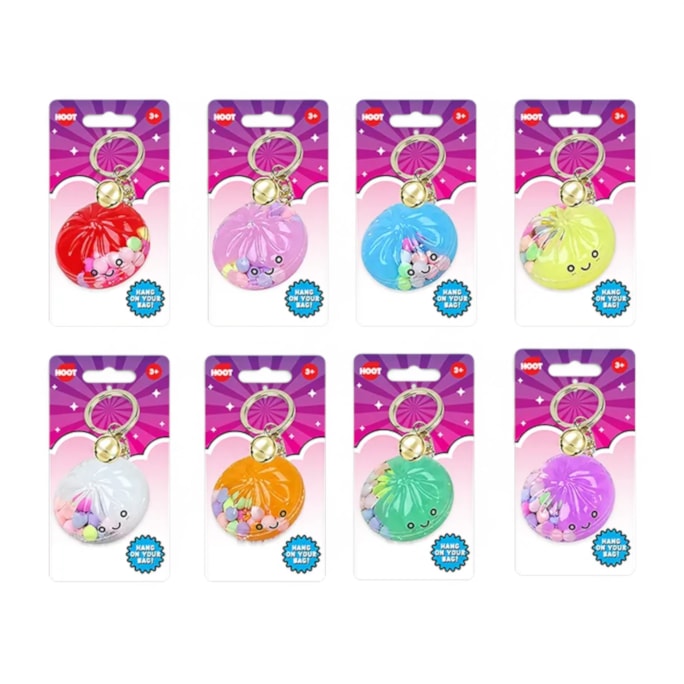 Wholesale Dumpling Bubble Keyring 4.5cm CDU | Wholesale Direct Wholesale Dumpling Bubble Keyring 4.5cm CDU | Wholesale Direct