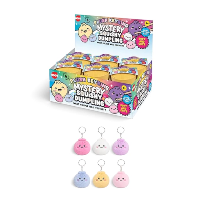 Wholesale Dumpling Plush Keyring 8.5cm CDU | Wholesale Direct