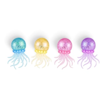 Wholesale Squishy Glitter Jelly Fish 9x5.7cm CDU | Wholesale Direct