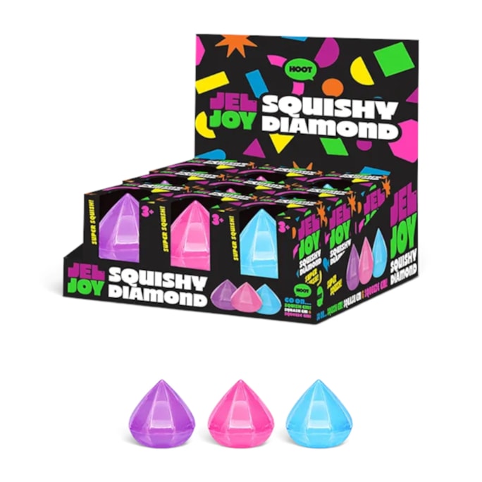 Wholesale Squishy Diamond 6.5x5cm CDU | Wholesale Direct Wholesale Squishy Diamond 6.5x5cm CDU | Wholesale Direct