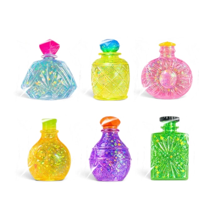 Wholesale Glitter Cosmetic Bottles Sugar Filled Squishy CDU | Wholesale Direct