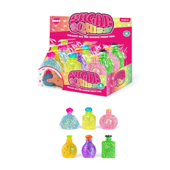 Wholesale Glitter Cosmetic Bottles Sugar Filled Squishy CDU | Wholesale Direct