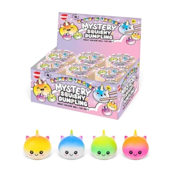 Wholesale Squishy Rainbow Unicorn Dumpling 8.5cm CDU | Wholesale Direct Wholesale Squishy Rainbow Unicorn Dumpling 8.5cm CDU | Wholesale Direct