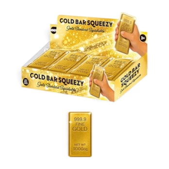 Wholesale Gold Bar PU Squeezy 13cm CDU | Wholesale Direct