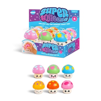 Wholesale Mushroom PU Squeezy 9cm CDU | Wholesale Direct Wholesale Mushroom PU Squeezy 9cm CDU | Wholesale Direct