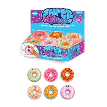 Wholesale Donut PU Squeezy 9cm CDU | Wholesale Direct Wholesale Donut PU Squeezy 9cm CDU | Wholesale Direct