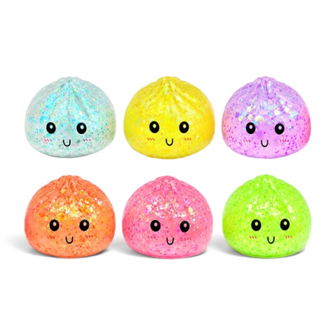 Wholesale Glow In The Dark Squishy Maltose Dumpling 5.5cm CDU | Wholesale Direct