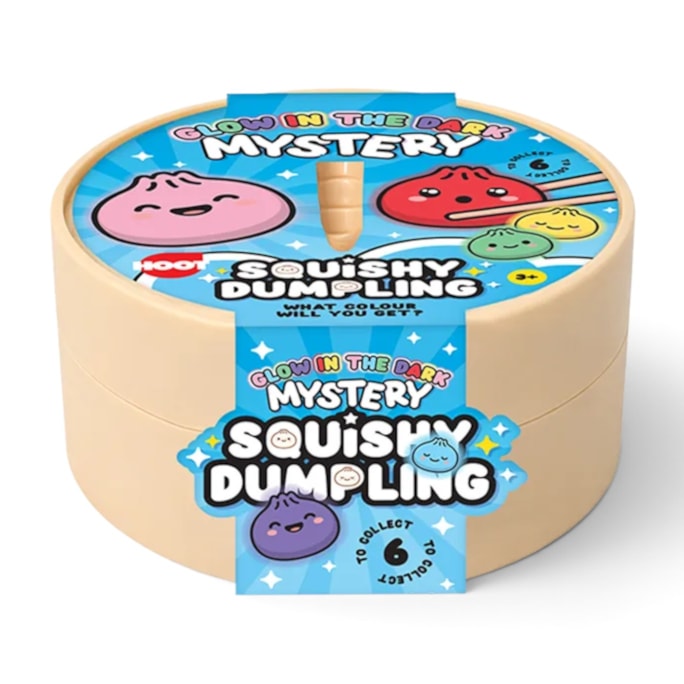 Wholesale Glow In The Dark Squishy Maltose Dumpling 5.5cm CDU | Wholesale Direct