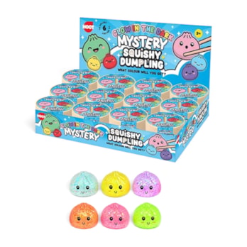 Wholesale Glow In The Dark Squishy Maltose Dumpling 5.5cm CDU | Wholesale Direct