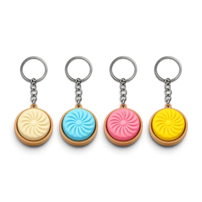 Wholesale Dumpling Light Up Key Ring CDU | Wholesale Direct