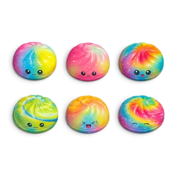 Wholesale Squishy PU Colourful Dumpling 8.5cm CDU | Wholesale Direct Wholesale Squishy PU Colourful Dumpling 8.5cm CDU | Wholesale Direct