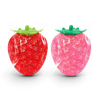 Wholesale Glitter Strawberry Sugar Filled Squishy 8cm CDU | Wholesale Direct