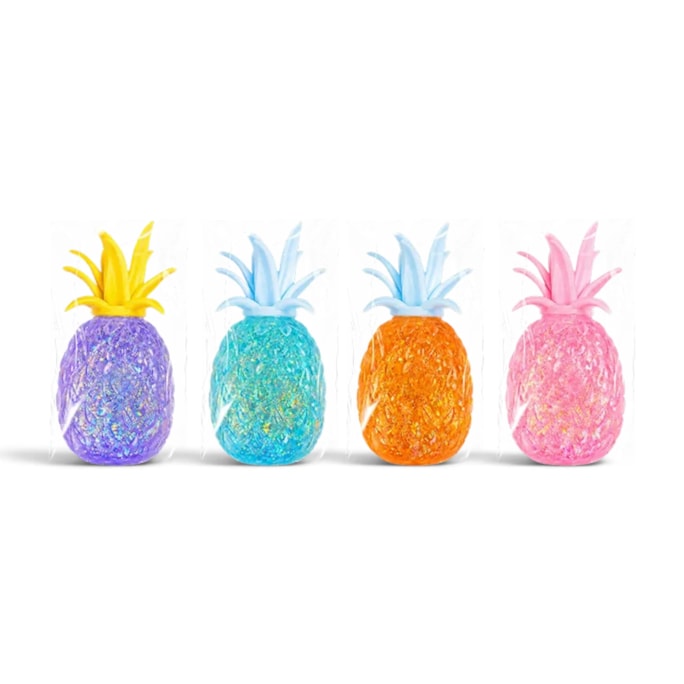 Wholesale Glitter Pineapple Sugar Filled Squishy CDU | Wholesale Direct