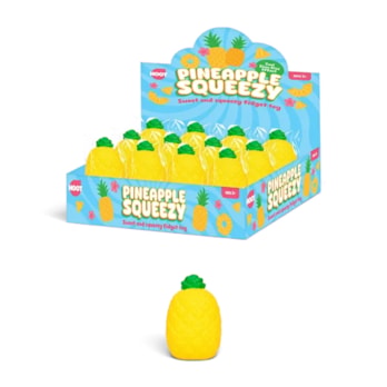 Wholesale Pineapple PU Squeezy 11.5cm CDU | Wholesale Direct Wholesale Pineapple PU Squeezy 11.5cm CDU | Wholesale Direct