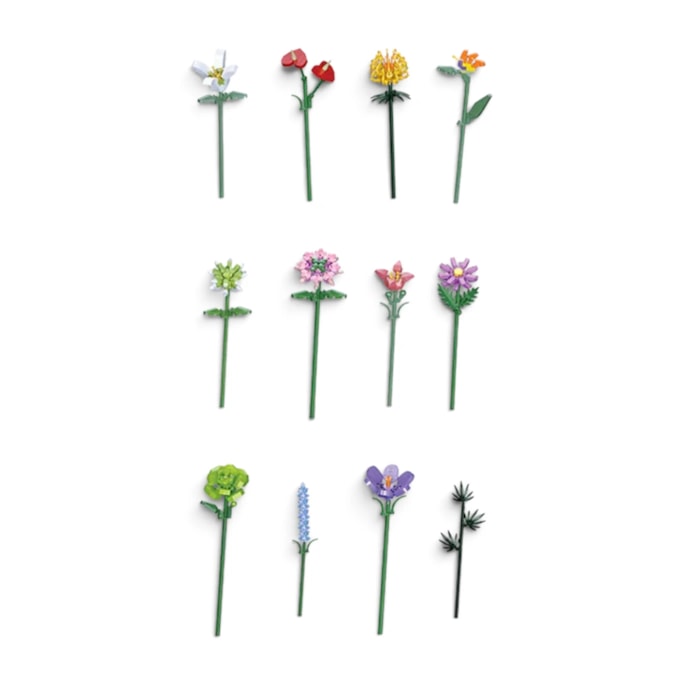 Wholesale Flower Stem Building Blocks Series 1 CDU | Wholesale Direct