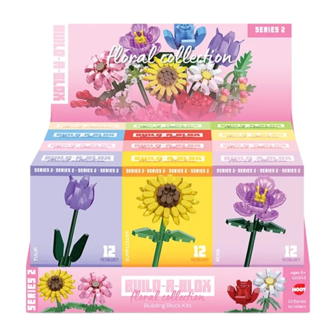 Wholesale Flower Stem Building Blocks Series 2 CDU | Wholesale Direct
