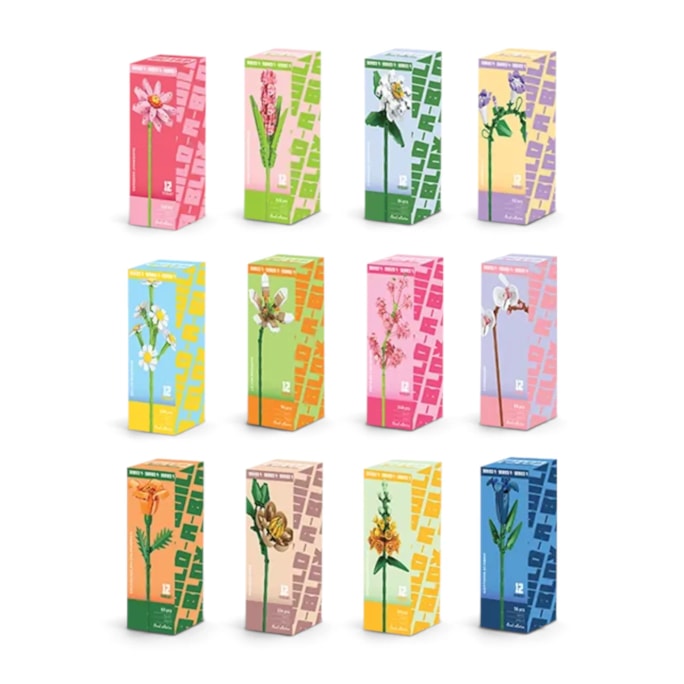Wholesale Flower Building Blocks Series 4 CDU | Wholesale Direct Wholesale Flower Building Blocks Series 4 CDU | Wholesale Direct
