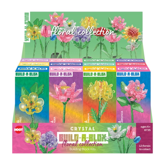 Wholesale Crystal Flowers Building Blocks CDU | Wholesale Direct
