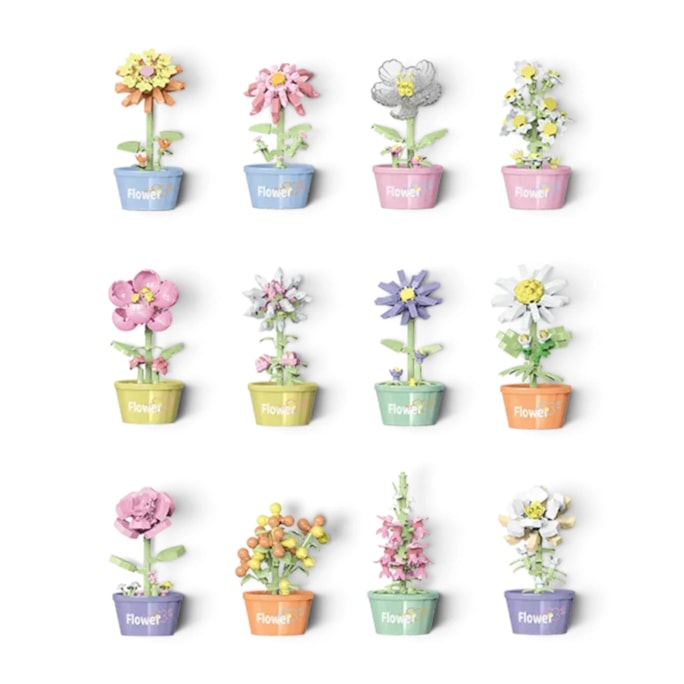 Wholesale Flower Pot Building Blocks Series 3 CDU | Wholesale Direct Wholesale Flower Pot Building Blocks Series 3 CDU | Wholesale Direct