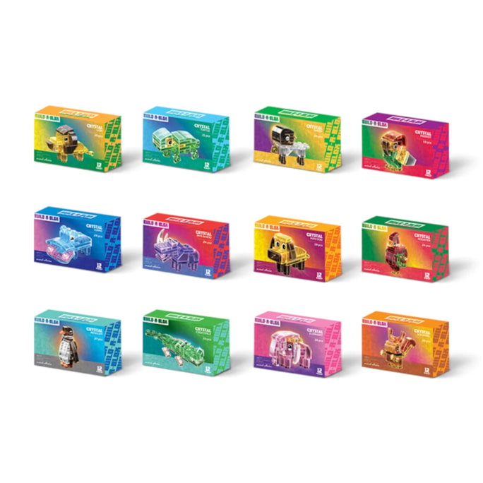 Wholesale Crystal Animal Building Blocks CDU | Wholesale Direct