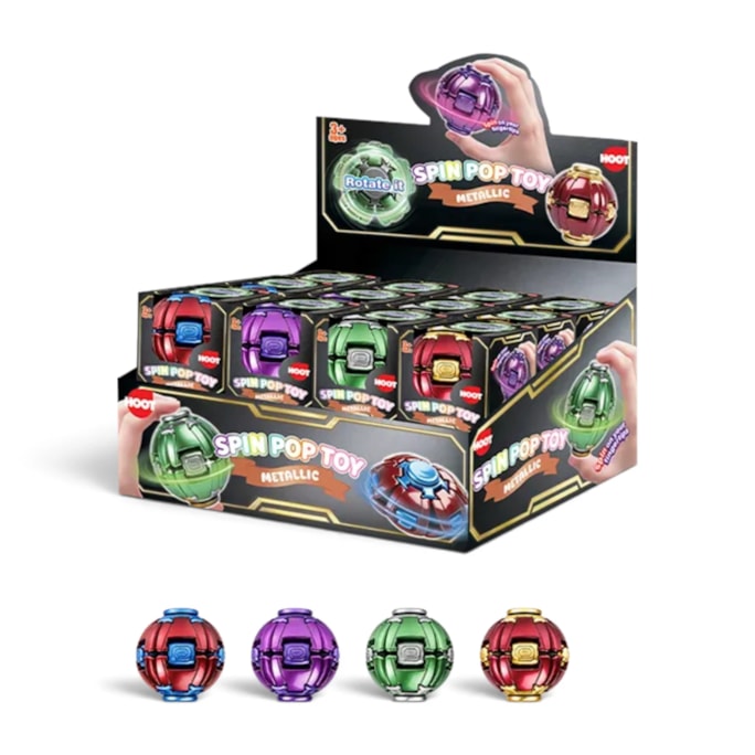 Wholesale Metallic Matte Fidget Ball CDU | Wholesale Direct