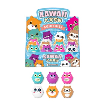 Wholesale Kawaii Krew Character Squishy 8cm CDU | Wholesale Direct