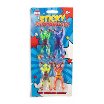 Wholesale Sticky Superheroes - 4 Pack | Wholesale Direct Wholesale Sticky Superheroes - 4 Pack | Wholesale Direct